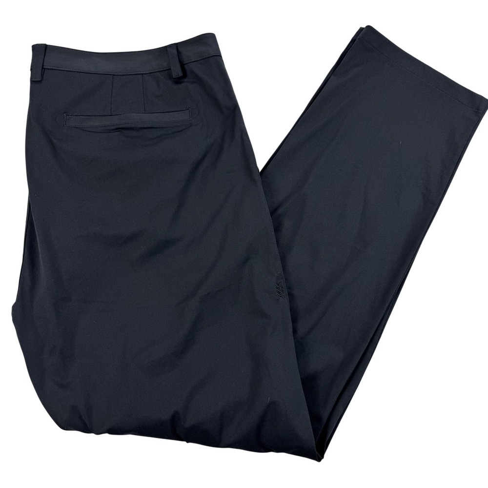 Rhone Commuter Classic Pants Mens 40x31 Black Stretch Chino Travel Casual Office